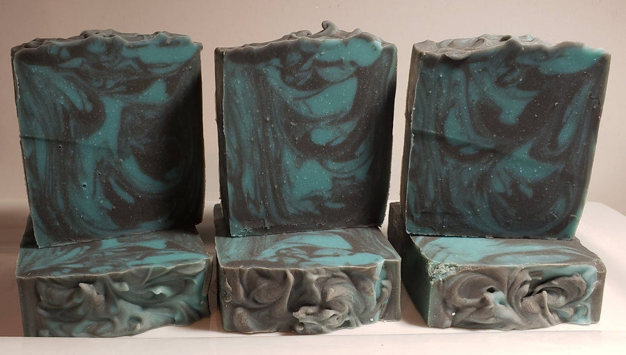 Classic Man Soap With Citrus Cardamom Amber Dark Musk Kaolin Clay Coconut Milk
