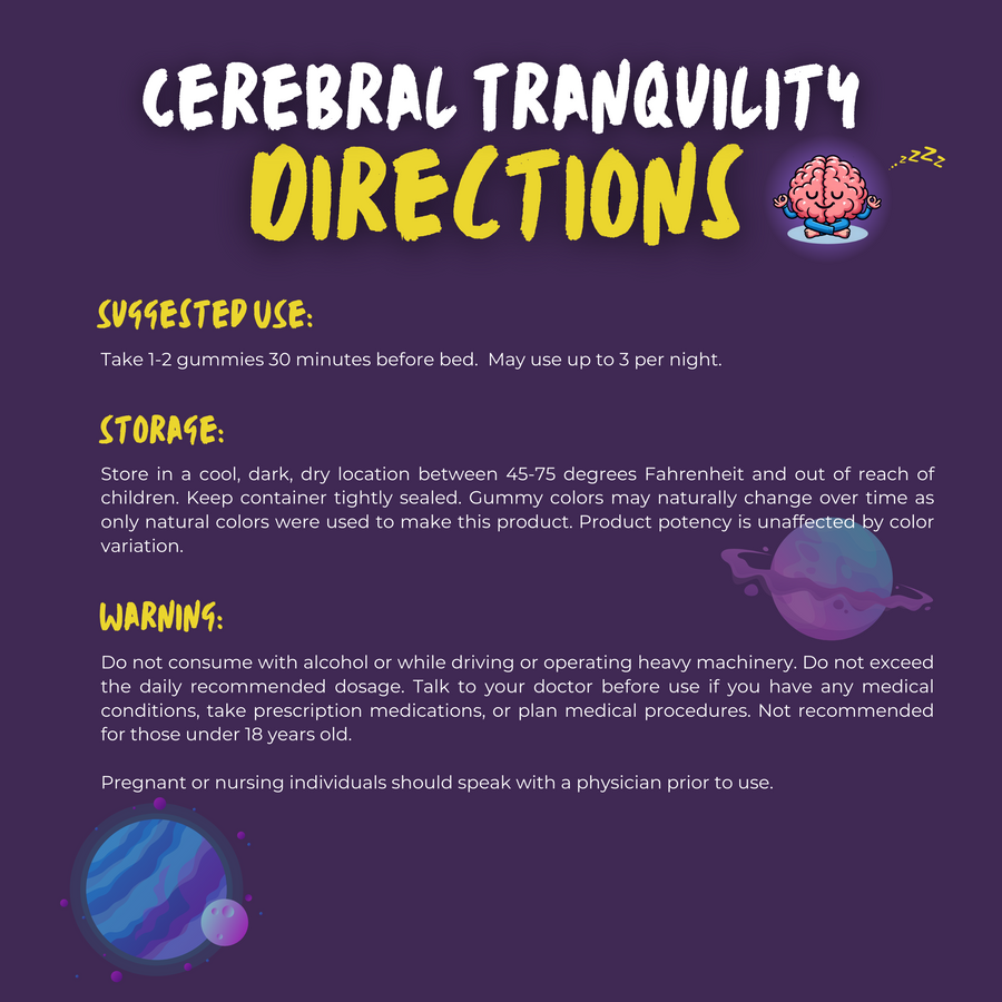 Cerebral Tranquility - Sleep Support Gummies
