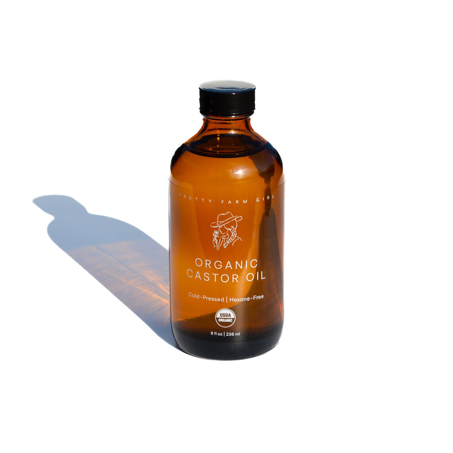 Pure Organic Cold Pressed Hexane-Free Castor Oil