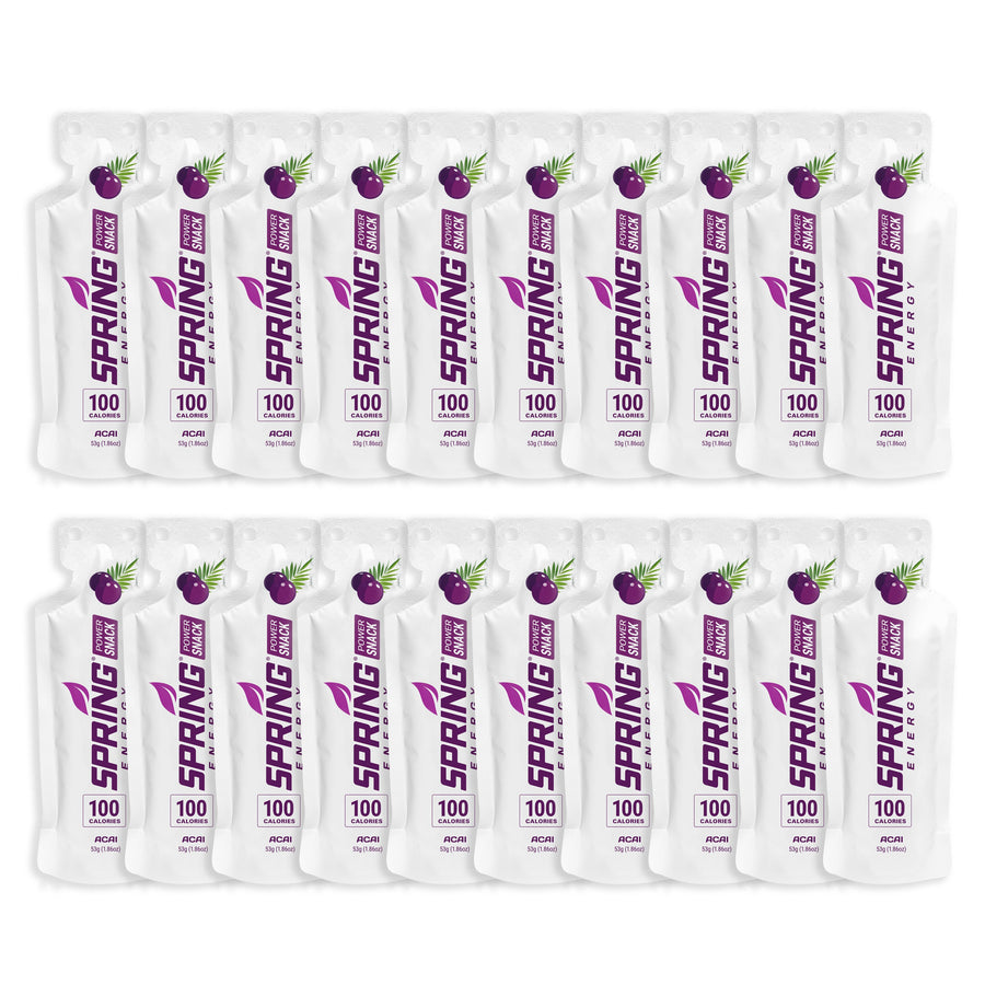 Acai Power Snack (Vegan) 100 Kcal - A Light Energy Gel For Daily Training