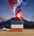 Patriotic Volcano Soap