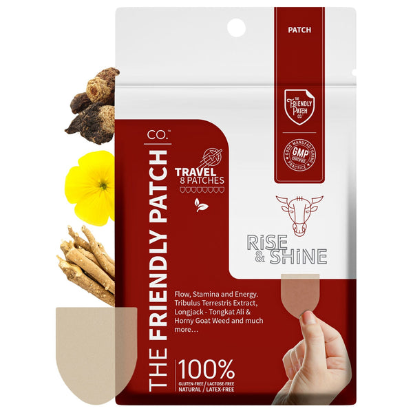 Rise & Shine Patches: Tongkat Ali & Black Maca Performance Patches - 8 pack