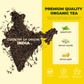 Lemon Spearmint Tea, Refreshing Herbal Blend - Organic & Kosher