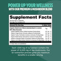 Organic Mushroom Complex Supplement Capsules