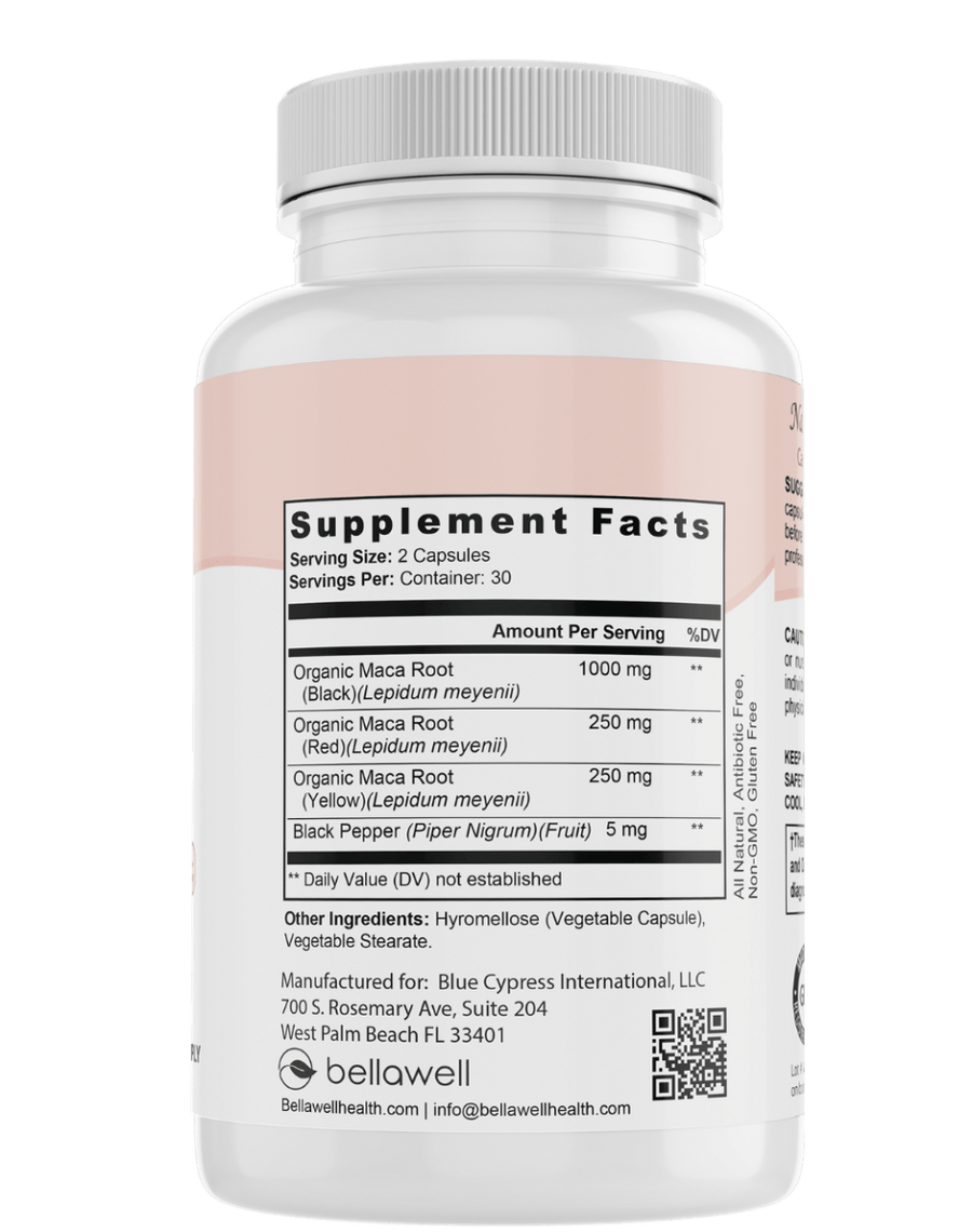 Organic Maca Root Complex by Bellawell