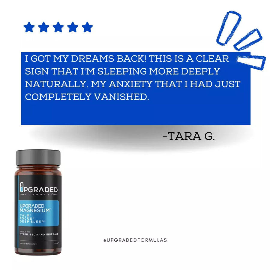 Upgraded Magnesium: Clinically Shown To Greatly Improve BOTH REM and Deep Sleep