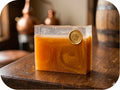 "Bourbon & Cola Seltzer" soap bars.