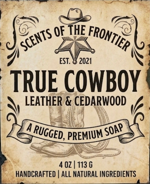 True Cowboy – Leather & Cedarwood Soap